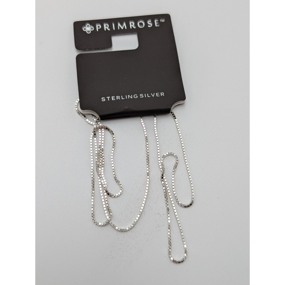 Primrose Sterling Silver Chain Necklace New 75 $ MSRP
